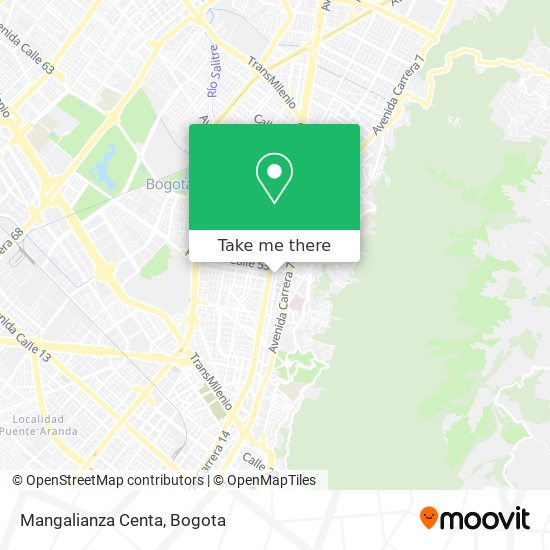 Mangalianza Centa map