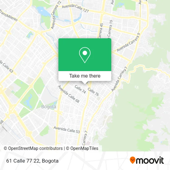 61 Calle 77 22 map