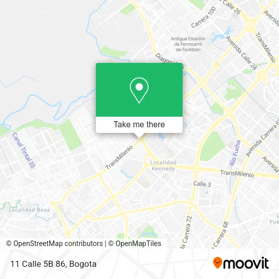 11 Calle 5B 86 map