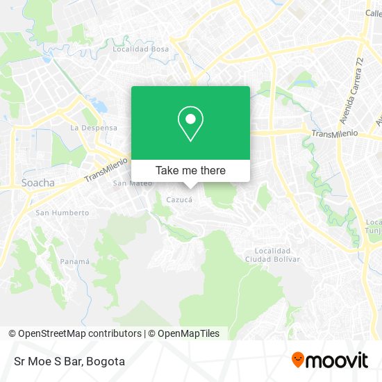 Mapa de Sr Moe S Bar