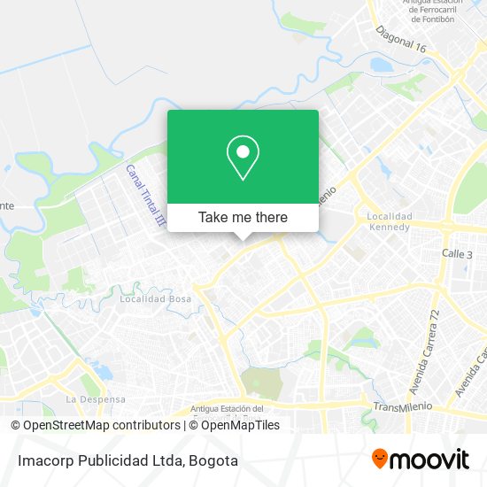 Imacorp Publicidad Ltda map