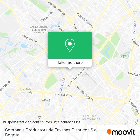 Compania Productora de Envases Plasticos S a map