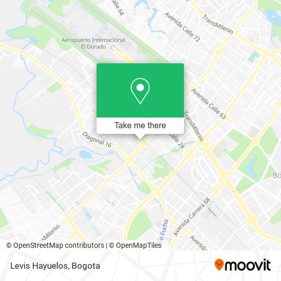 Levis Hayuelos map