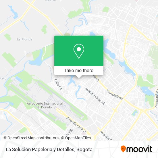 Mapa de La Solución Papelería y Detalles
