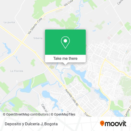 Mapa de Deposito y Dulcería J