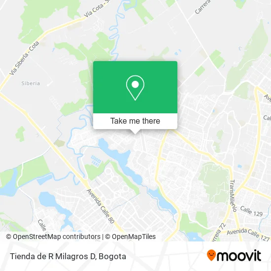 Tienda de R Milagros D map