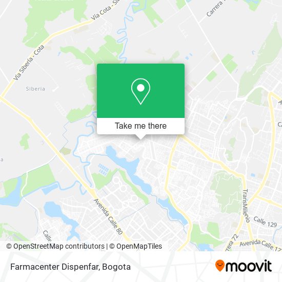 Farmacenter Dispenfar map