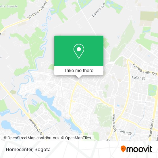 Homecenter map