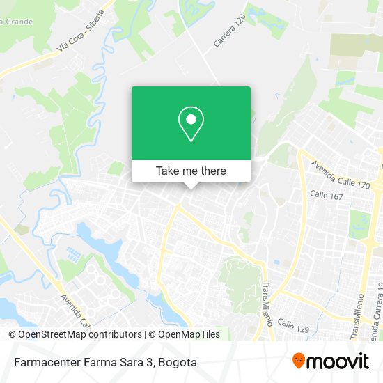 Farmacenter Farma Sara 3 map