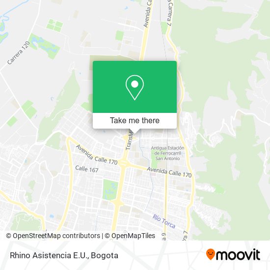 Rhino Asistencia E.U. map