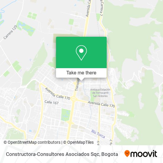 Constructora-Consultores Asociados Sqc map
