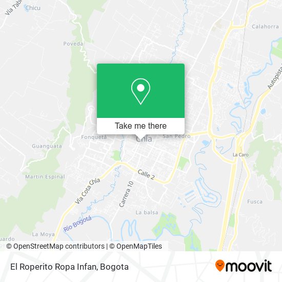 Mapa de El Roperito Ropa Infan