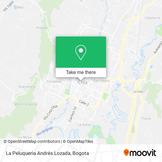Mapa de La Peluqueria Andrés Lozada