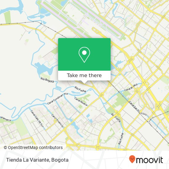 Tienda La Variante map