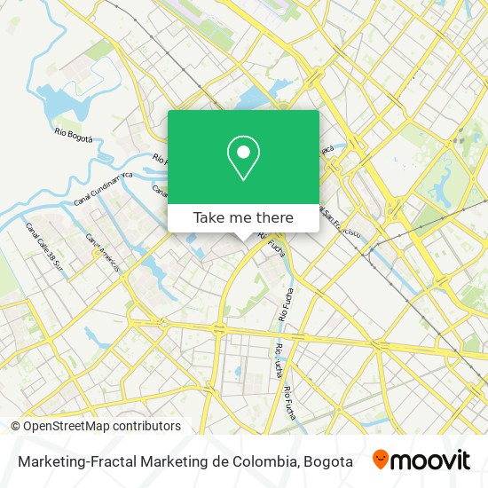 Marketing-Fractal Marketing de Colombia map