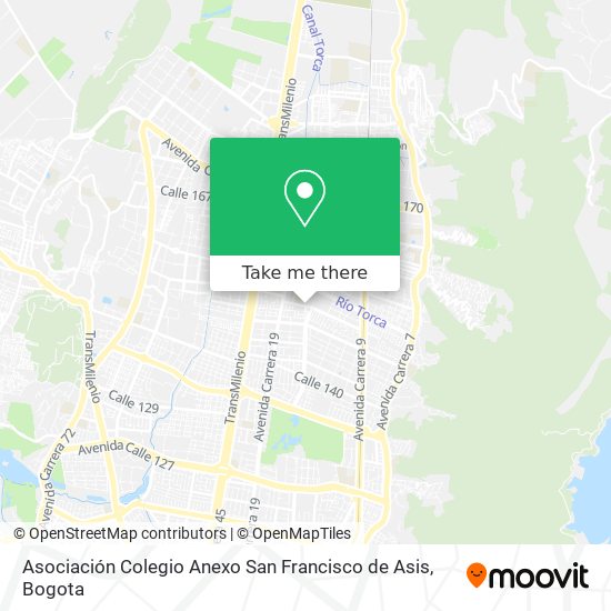 Asociación Colegio Anexo San Francisco de Asis map