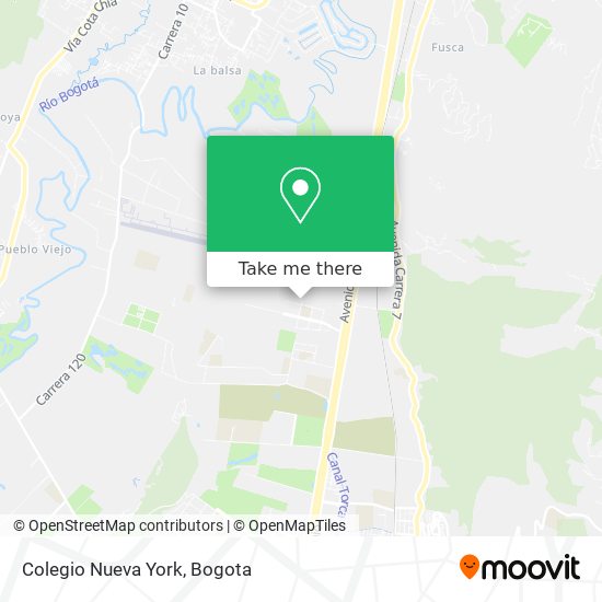 Mapa de Colegio Nueva York