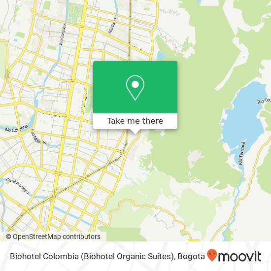 Biohotel Colombia (Biohotel Organic Suites) map