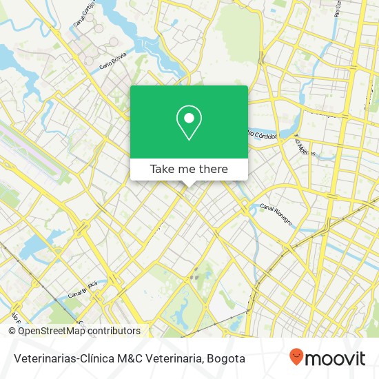 Veterinarias-Clínica M&C Veterinaria map