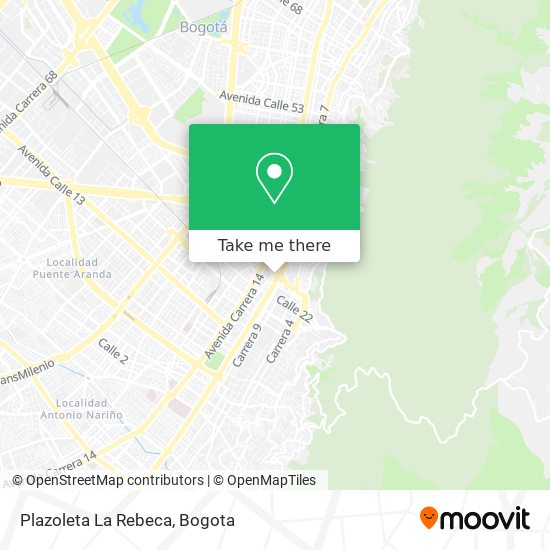 Plazoleta La Rebeca map