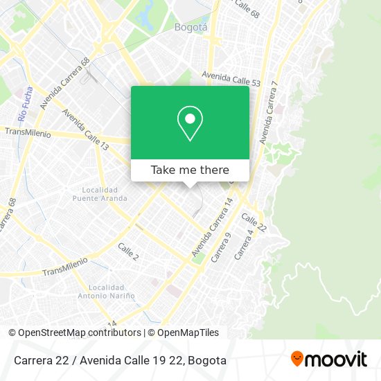 Carrera 22 / Avenida Calle 19 22 map