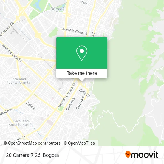 20 Carrera 7 26 map