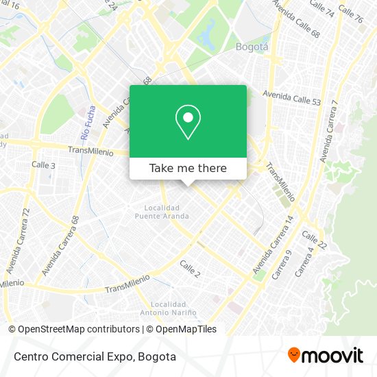 Mapa de Centro Comercial Expo