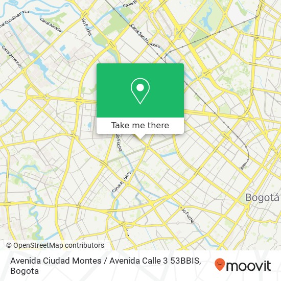 Avenida Ciudad Montes / Avenida Calle 3 53BBIS map