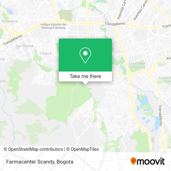 Farmacenter Scandy map