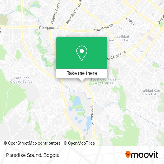 Mapa de Paradise Sound