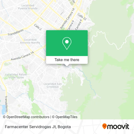Farmacenter Servidrogas Jt map