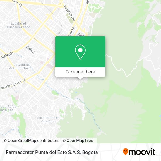 Farmacenter Punta del Este S.A.S map