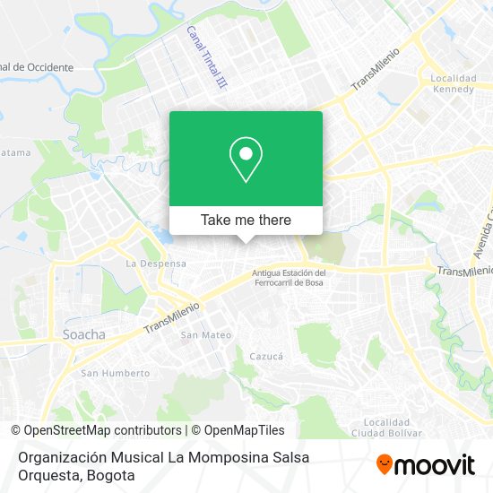 Mapa de Organización Musical La Momposina Salsa Orquesta