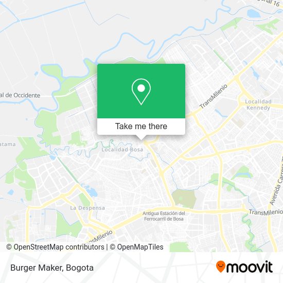 Burger Maker map