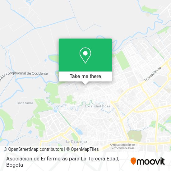 Asociación de Enfermeras para La Tercera Edad map