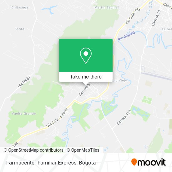 Farmacenter Familiar Express map