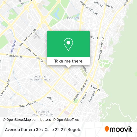 Avenida Carrera 30 / Calle 22 27 map