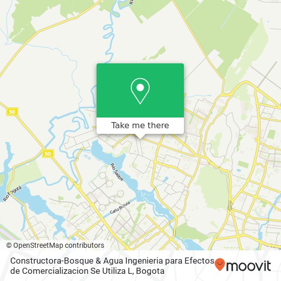 Constructora-Bosque & Agua Ingenieria para Efectos de Comercializacion Se Utiliza L map