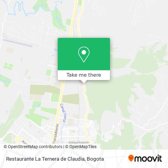 Restaurante La Ternera de Claudia map