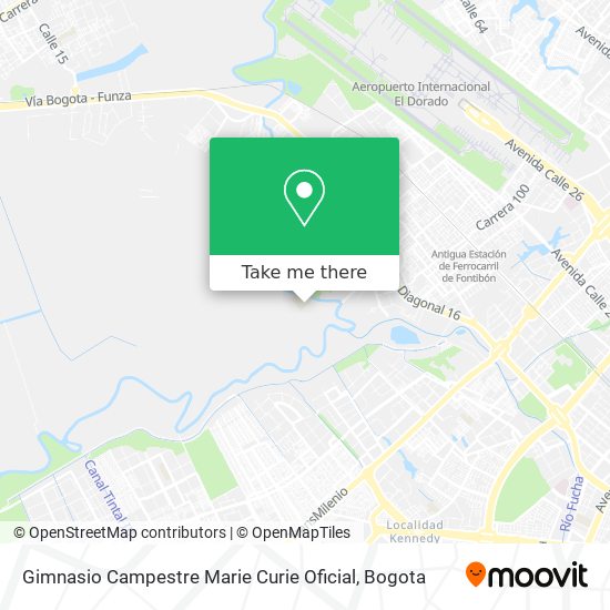 Gimnasio Campestre Marie Curie Oficial map