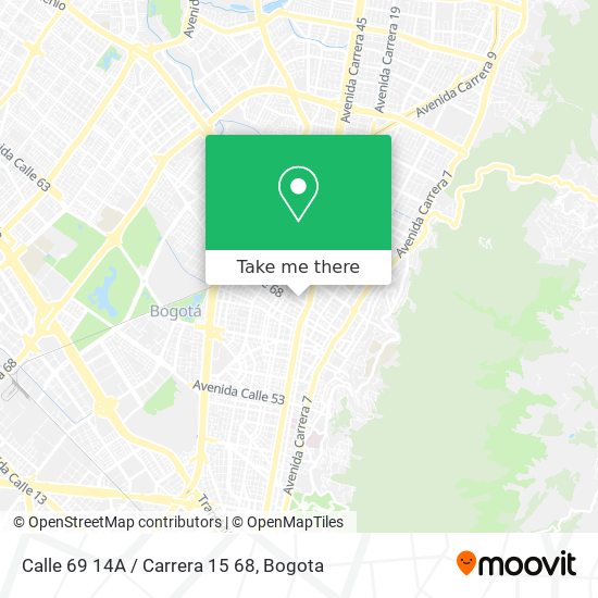 Calle 69 14A / Carrera 15 68 map