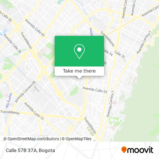 Calle 57B 37A map