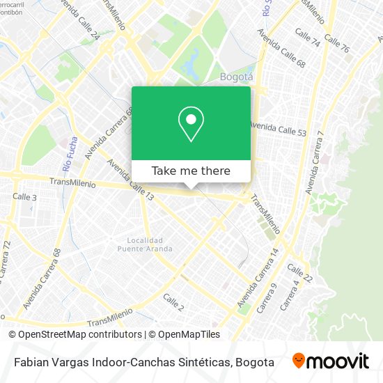 Mapa de Fabian Vargas Indoor-Canchas Sintéticas