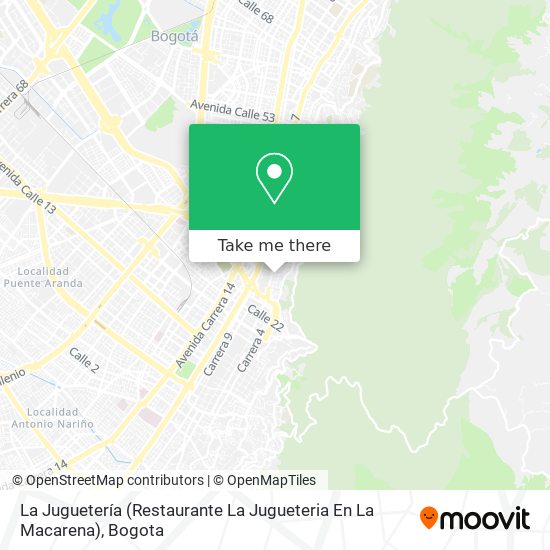 La Juguetería (Restaurante La Jugueteria En La Macarena) map