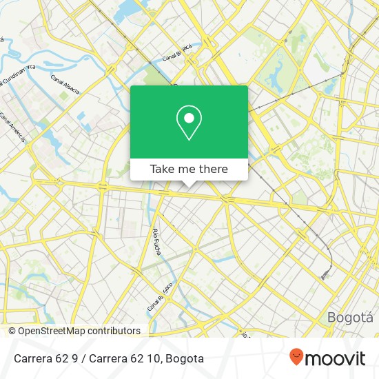 Mapa de Carrera 62 9 / Carrera 62 10