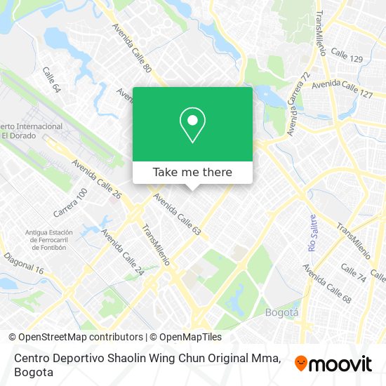 Centro Deportivo Shaolin Wing Chun Original Mma map