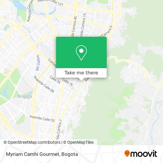 Mapa de Myriam Camhi Gourmet