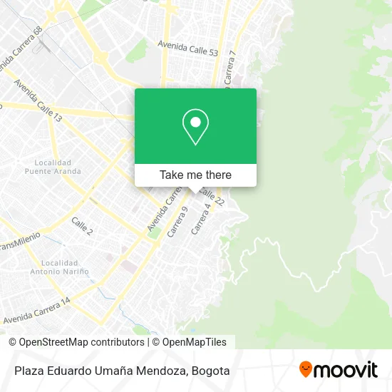 Plaza Eduardo Umaña Mendoza map