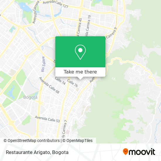 Restaurante Arigato map