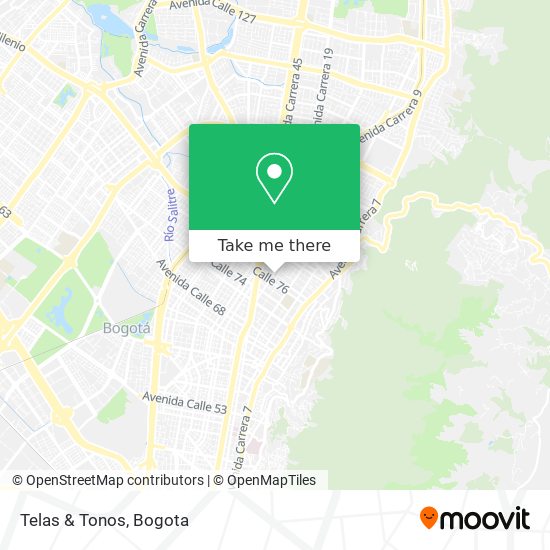 Telas & Tonos map
